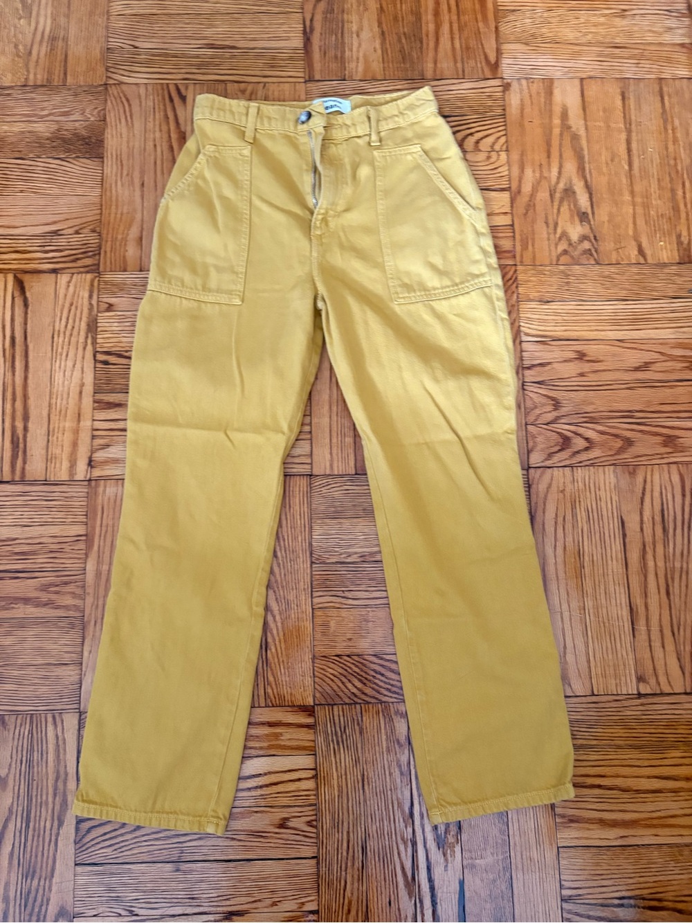 Reformation Jeans Mustard Yellow Pants